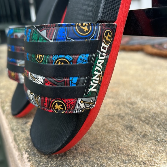 Lego Ninjago Adidas Slide Sandals - Picture 3 of 14